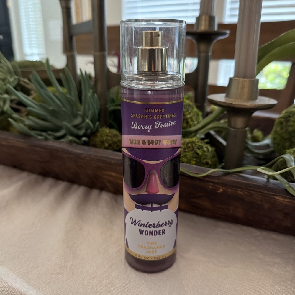 Bath & Body Works Winterberry Wonder Fine Fragrance Body Mist 8 oz New